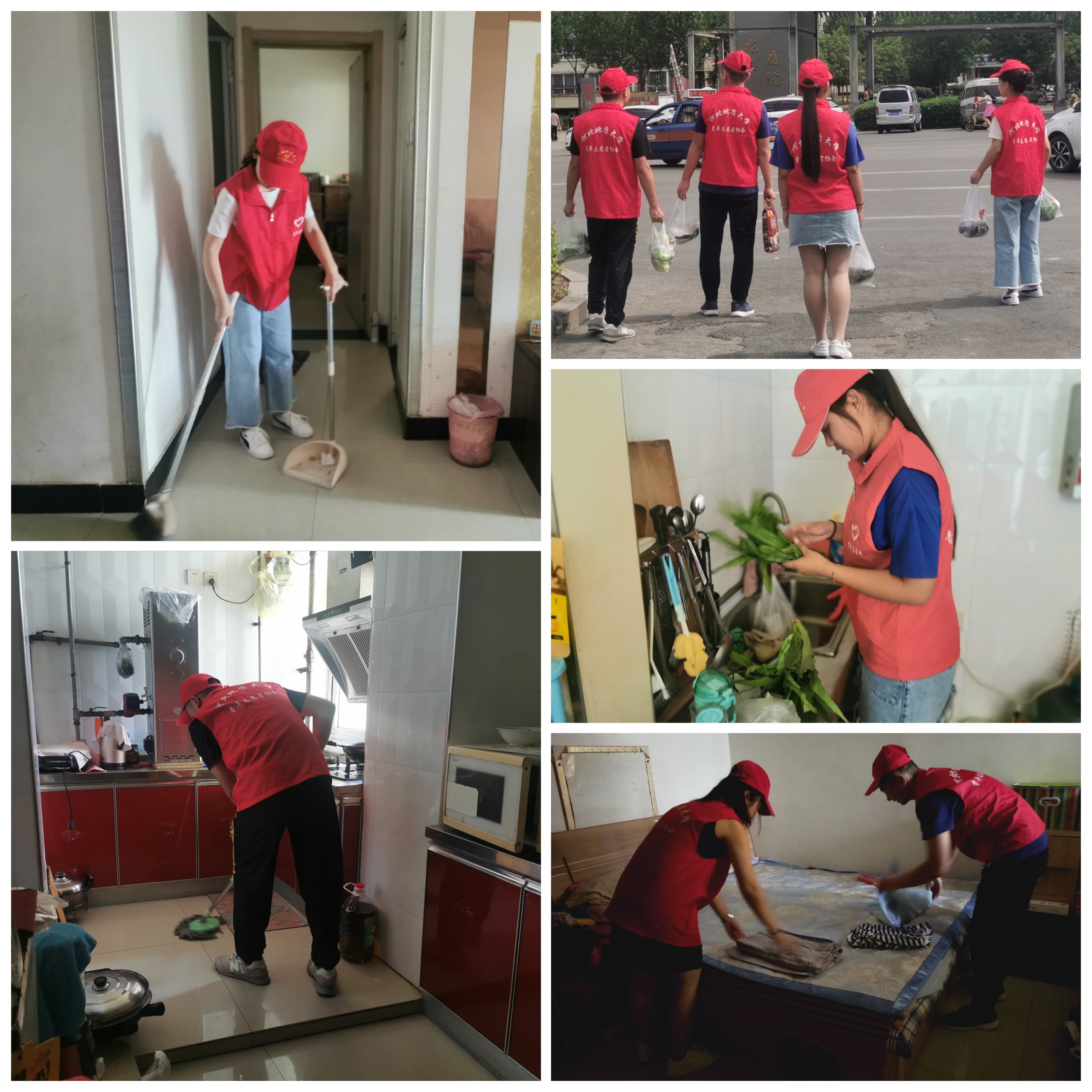 暑期,我校积极开展寸草心爱老敬老志愿服务系列活动